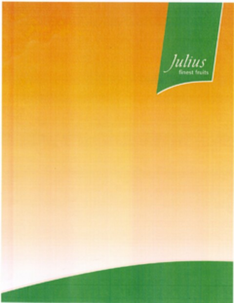 Julius finest fruits Logo (DPMA, 06/09/2004)