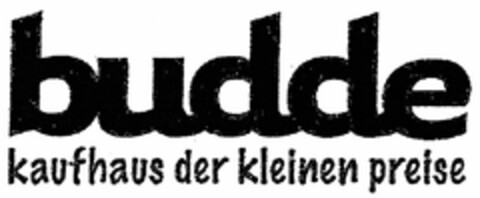 budde kaufhaus der kleinen preise Logo (DPMA, 15.03.2006)