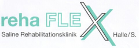 reha FLEX Saline Rehabilitationsklinik Halle/S. Logo (DPMA, 11/23/2006)