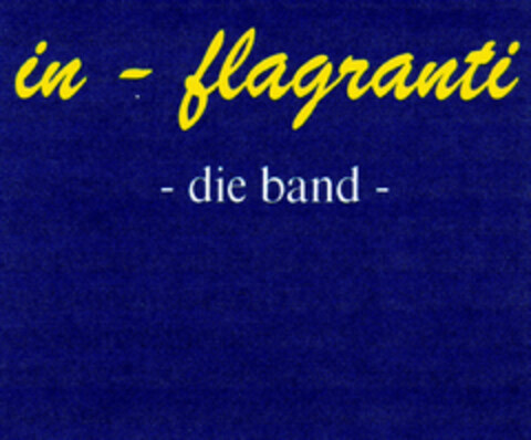 in - flagranti - die band - Logo (DPMA, 14.02.1997)