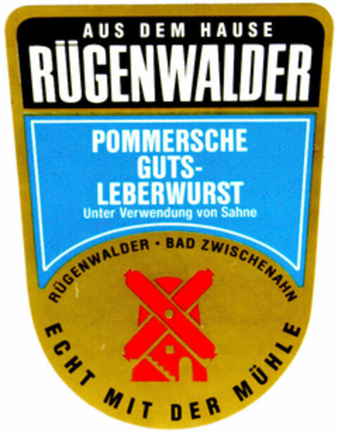 POMMERSCHE GUTSLEBERWURST Logo (DPMA, 16.05.1997)