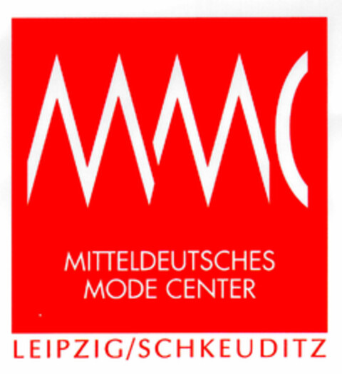 MMC MITTELDEUTSCHES MODE CENTER LEIPZIG/SCHKEUDITZ Logo (DPMA, 22.10.1997)