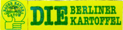 DIE BERLINER KARTOFFEL Logo (DPMA, 22.07.1998)