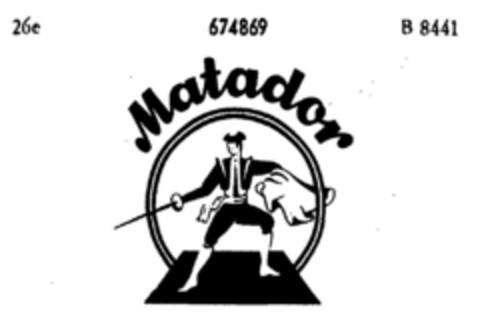 Matador Logo (DPMA, 23.11.1953)