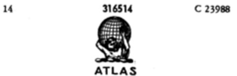 ATLAS Logo (DPMA, 03.07.1922)