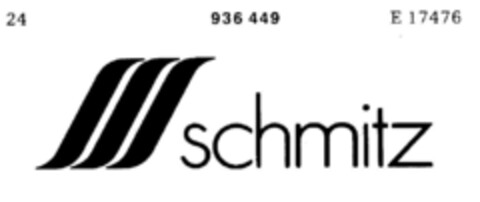 schmitz Logo (DPMA, 17.04.1974)