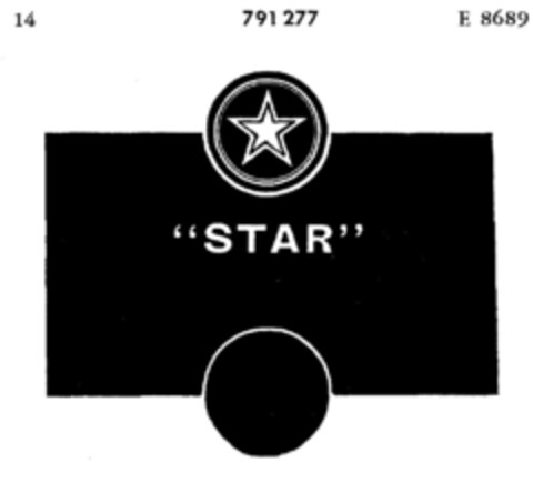 "STAR" Logo (DPMA, 07/19/1962)