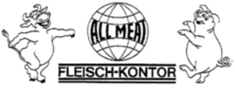 ALL MEAT FLEISCH-KONTOR Logo (DPMA, 11.09.1990)