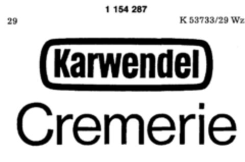 Karwendel Cremerie Logo (DPMA, 09.12.1988)