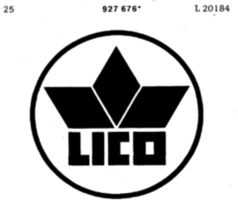 LICO Logo (DPMA, 21.11.1974)