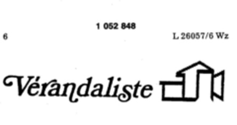 Vérandaliste Logo (DPMA, 10/28/1982)