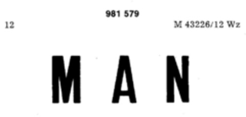 MAN Logo (DPMA, 27.05.1977)