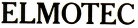 ELMOTEC Logo (DPMA, 01.08.1985)