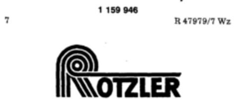 ROTZLER Logo (DPMA, 19.04.1989)