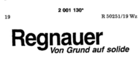 Regnauer Von Grund auf solide Logo (DPMA, 21.12.1990)