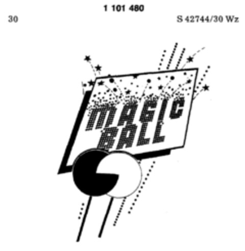 MAGIC BALL Logo (DPMA, 07.01.1986)