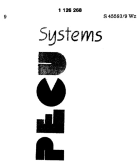 PECU SYSTEMS Logo (DPMA, 31.10.1987)