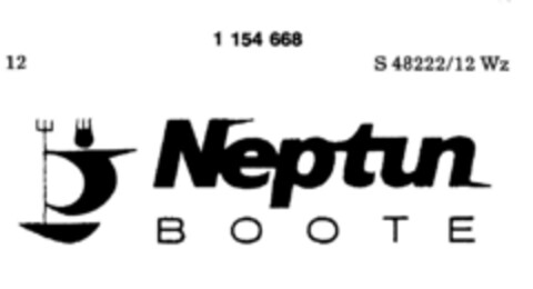 Neptun B O O T E Logo (DPMA, 04.04.1989)