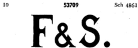 F & S. Logo (DPMA, 24.12.1901)