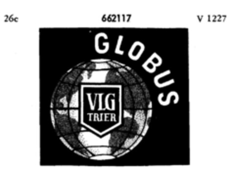 GLOBUS VLG TRIER Logo (DPMA, 14.02.1952)