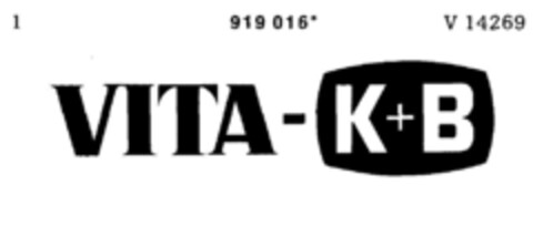 VITA-K+B Logo (DPMA, 04.04.1974)