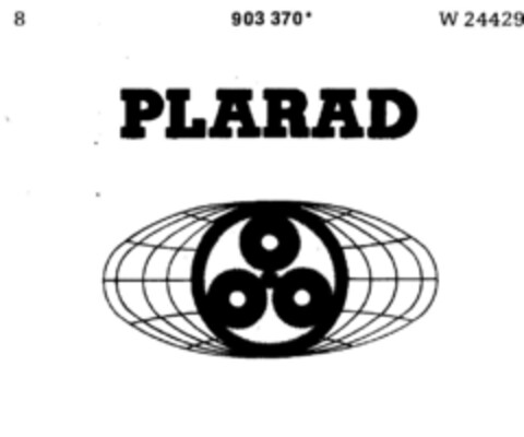 PLARAD Logo (DPMA, 28.11.1972)