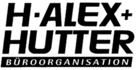 H·ALEX+HUTTER BÜROORGANISATION Logo (DPMA, 07.11.2000)