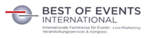 BEST OF EVENTS INTERNATIONAL Logo (DPMA, 17.03.2009)