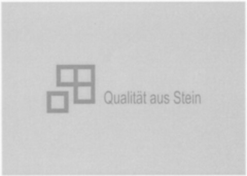 Qualität aus Stein Logo (DPMA, 17.03.2009)