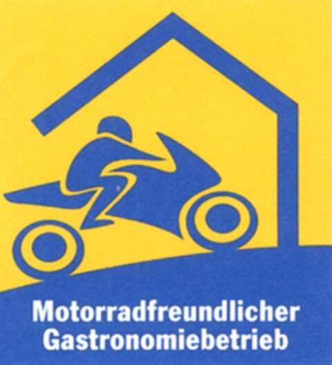 Motorradfreundlicher Gastronomiebetrieb Logo (DPMA, 15.10.2009)