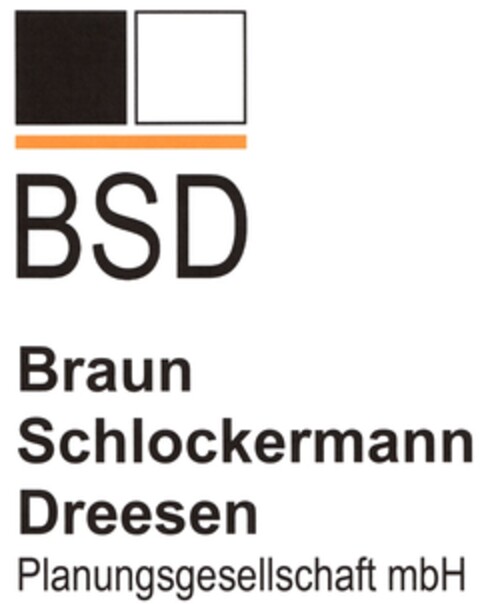 BSD Braun Schlockermann Dreesen Planungsgesellschaft mbH Logo (DPMA, 22.01.2011)