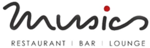 musics RESTAURANT | BAR | LOUNGE Logo (DPMA, 10.12.2012)