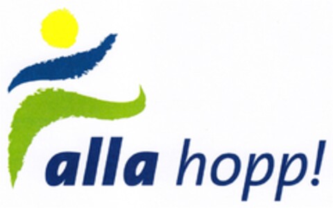 alla hopp! Logo (DPMA, 08.02.2013)