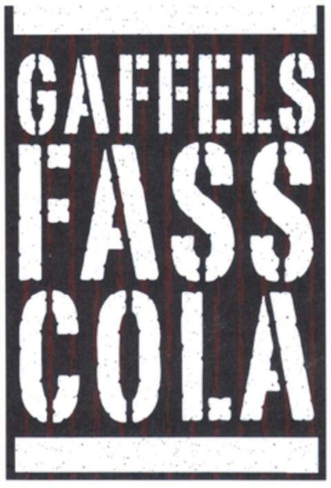 GAFFELS FASS COLA Logo (DPMA, 16.06.2014)