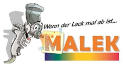 Wenn der Lack mal ab ist... MALEK Logo (DPMA, 17.02.2015)