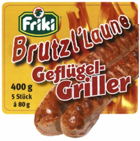 Friki Brutzl'Laune Geflügel-Griller Logo (DPMA, 12/09/2015)