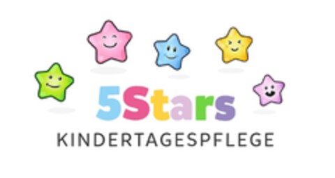 5Stars KINDERTAGESPFLEGE Logo (DPMA, 05/05/2017)