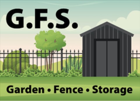 G.F.S. Garden · Fence · Storage Logo (DPMA, 09/06/2023)