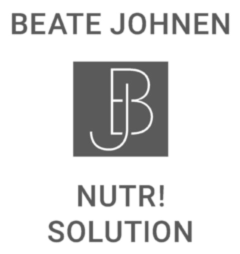 BEATE JOHNEN BJ NUTR! SOLUTION Logo (DPMA, 11/15/2023)