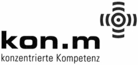 kon.m konzentrierte Kompetenz Logo (DPMA, 04.01.2005)