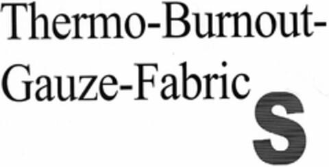 Thermo-Burnout-Gauze-Fabric S Logo (DPMA, 22.08.2005)
