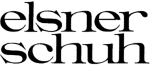 elsner schuh Logo (DPMA, 18.05.1996)