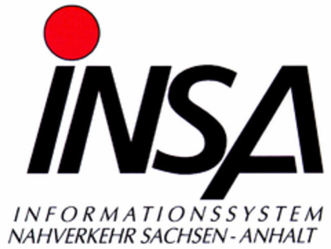 INSA INFORMATIONSSYSTEM NAHVERKEHR SACHSEN-ANHALT Logo (DPMA, 07.01.1999)