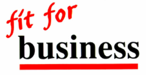 fit for business Logo (DPMA, 09.10.1999)