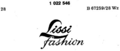 Lissi fashion Logo (DPMA, 15.01.1981)