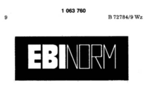 EBINORM Logo (DPMA, 25.07.1983)