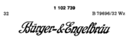 Bürger- & Engelbräu Logo (DPMA, 05.07.1986)