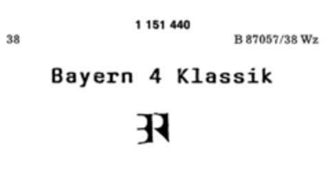 Bayern 4 Klassik Logo (DPMA, 06.04.1989)