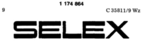 SELEX Logo (DPMA, 10.11.1986)