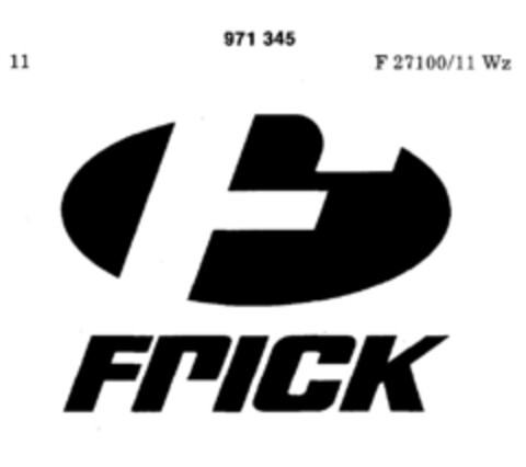 FRICK Logo (DPMA, 01.02.1977)